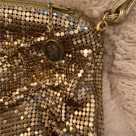 Vintage Gold Sequenced Bag W/ Mirror - Picture 4 of 15